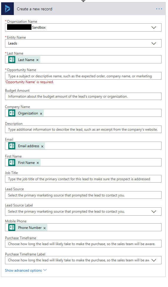 Create-CRM-record