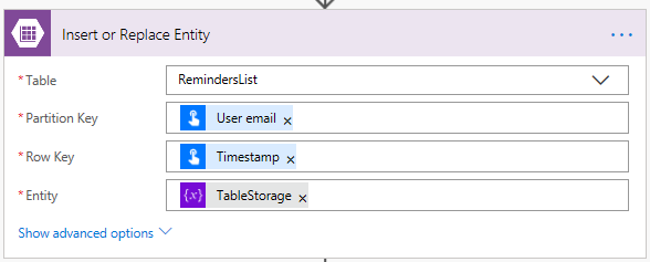 Flow Insert Replace Entity