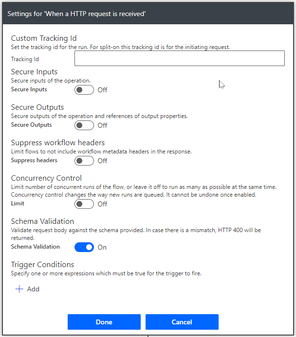 trigger-settings