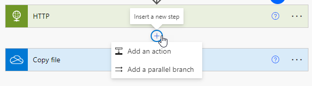 Add a parallel branch