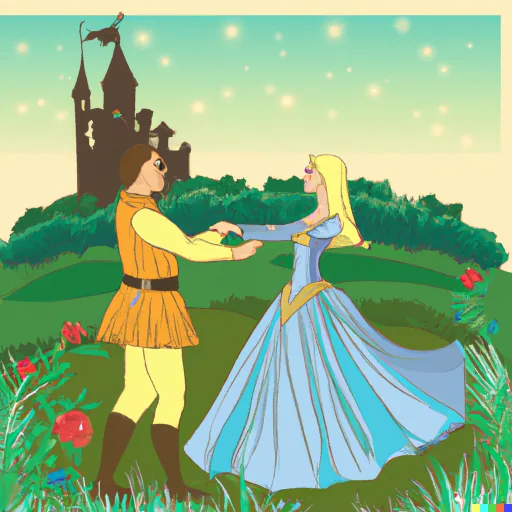 A knight dancing with a princess alternate 1