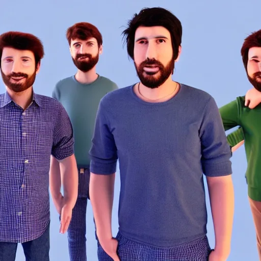 AI image of really weird humans