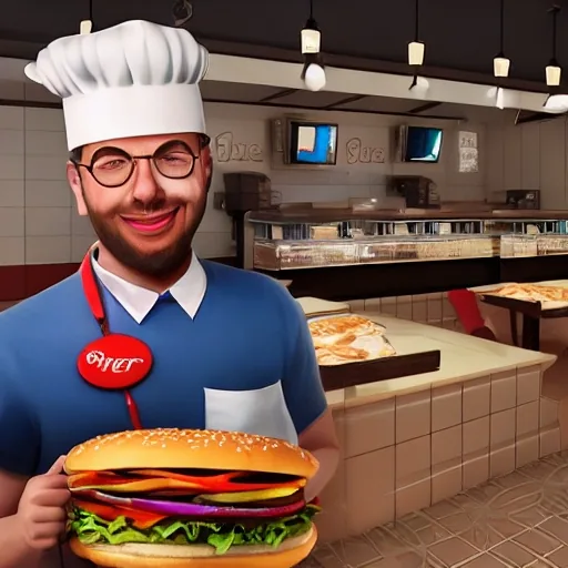 AI image of really weird humans