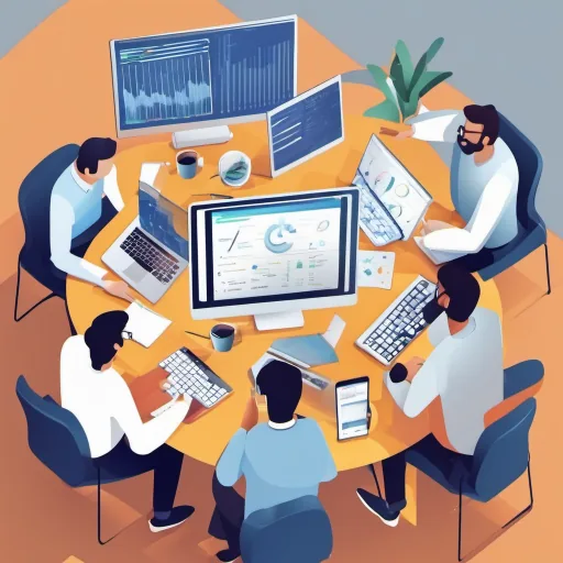 Developers around a conference table