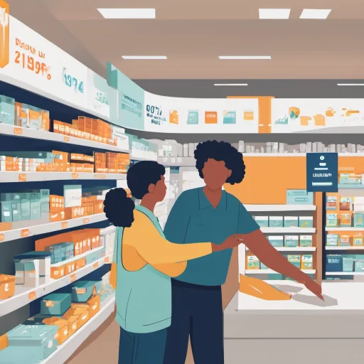 Retails working helping a customer