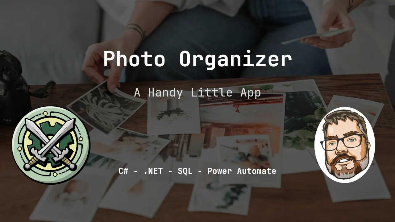 a group of photos on a table as someone sorts through them