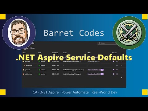 .NET Aspire - The Template ServiceDefaults Project thumbnail